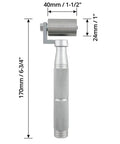 Stainless Steel Wallpaper Seam Roller For DIY Friendly Home Projects Pro Grade Construction Tool With Easy Grip Handle And Compact Portable 1.5 Inch Width