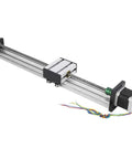 Heavy Duty NEMA 17 Linear Guide Stage Actuator Featuring 0808 Lead Screw Rail Long Throw Sliding Table, aluminum, plug and play design.