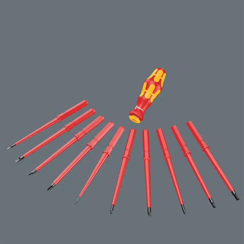 Kraftform Kompakt VDE Insulated Blade Set With Interchangeable 60i 62i 68i 18i Blades and Anti Roll Handle