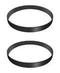 Replacement Vacuum Belt For TurboClean Upright Carpet Vacs 3952 3958 3939 2987 Durable Rubber Drive Belt 2 Pack, Flexible, Long Lasting Performance Pro, two black belts