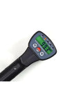 Heavy Duty Digital Barcol Hardness Tester For Aluminum Metal Alloy Inspection Gauge displaying max value of 99.3 while held.