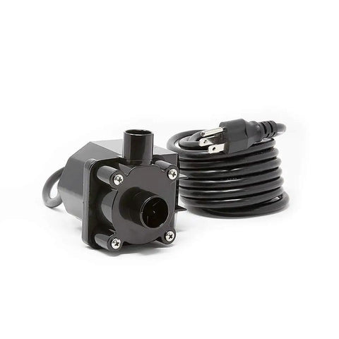 FR900 Pond Pump Set Submersible Fountain Pump For Outdoor Water Features, 900 GPH Max Flow, coiled power cable, black housing.