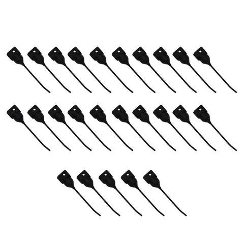25 Pack Heavy Duty Rubber Mounted Hay Rake Teeth For Parallel Bar Rakes 1 5/8 Inch Bar, 10 Inch Tine Length, Replaces PM3000-700, Fits 54 64 350 650 660 670 851 Tractors displayed in a fan-like arrangement.