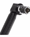 Heavy Duty Dual End Socket Wrench With 1/4 Hex Drive And Extended L Handle forged toughened steel head with rubber grip