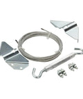 Anti Sag Gate Kit For Exterior Use With WeatherGuard Protection Zinc Plated Heavy Gauge Cold Rolled Steel Includes Top And Bottom Corner Braces And Mounting Hardware Keeps Gates Aligned With Up To Seven And A Half Feet Diagonal Bracing