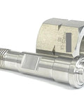 JISW22 Right Hand Female To One Quarter Inch Tube Auto Weld SUS316L Stainless Steel Connector Pipe Fitting Coupler displayed