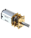 Three Pack 12V 500 RPM N20 High Torque DC Gear Motor With 3mm Shaft, Metal Gearbox Micro Motor, Compact and Durable