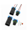 Awesome 1 Set Weather Pack Connector Kit With Premium Copper Terminals For Cars And Trucks. 2 pin waterproof plugs with terminals