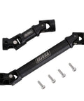 RC Steel Center Drive Shaft Upgrade For One Twenty Four Scale RC Crawlers Like Axial SCX24 Deadbolt GX470 CNC Hardened Steel Black Finish
