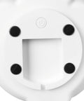 Bottom view of Multicolor LED Silicone Night Light Brontosaurus Tap Light For Kids Nursery Decor Rechargeable power button