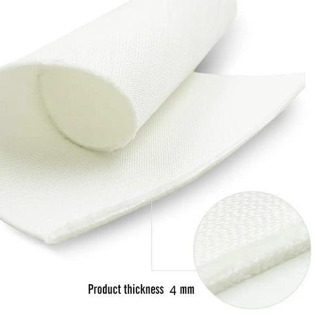 Close-up of 4mm high-density fiber cloth from 65Lb Archery Backstop for Backyard Target Practice, showing texture and thickness