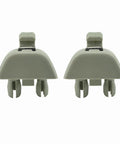 Two Pack Grey Sun Visor Hook Clips For 2012 2013 2014 2015 VW Passat Replacement 6R0-857-561-Y20 durable plastic mounts