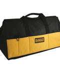 Beefy 18 Inch Contractor Tool Bag With Zippered Closure And External Pockets Fits Tools Up To 21 Inches Durable Plastic Runners