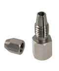 2Pack CNC Stainless Steel RC Flex Collet Coupler Flexible Coupling For DIY RC Boat Submarine, Connects Motor Shaft To Drive Shaft, 3.17mm To 4mm