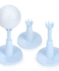 Adjustable Rubber Golf Tees For Mats And Driving Range Your Swing Height Solved Unbreakable Tees That Fit 2.1 To 2.9 Inches 3 Pack