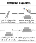 Installation instructions for Badass 3 Inch Brass Recessed Downlights Featuring Sleek Baffle Trim And Solid Copper Build.
