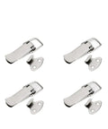 Mini Stainless Steel Toggle Latch Catch Set, 4 Or 10 Pack, spring-loaded chest box door latch, rust resistant hardware display