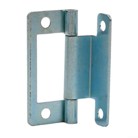 Heavy Duty Steel Crank Flush Hinge For 15 To 19mm Door Thickness Caravans And Mobile Homes Zinc Plated Finish With Screws 50x23mm