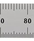 Pro Grade Built Tough 6 Inch Steel Rule With 150mm Metric And Imperial Graduations, 1/10 And 1/100 Inch Markings, satin chrome finish