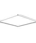 Real Rain Overhead Panel Trim Kit For Real Rain Panel K-31110 K-31111-CP polished chrome flush mount for drop ceilings, top view.
