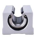 Side view of Smooth Sliding Guide Rail Kit 4Pcs Set With SBR12UU SBR16UU SBR20UU Lock Type Bearings 12mm 16mm 20mm 3D printer CNC