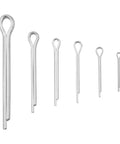 Sturdy 304 Stainless Steel Cotter Pin Set With Storage Case, 6 Assorted Sizes For Automotive, Mechanical, And Lawn Mower Applications, High Strength Pins For Reliable Performance