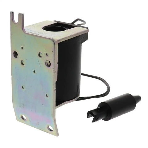 Refrigerator Solenoid Assembly WR62X10055 Replacement Part With 1 Year Warranty, Compatible With 1194707 And 203C6017G001, Plug And Play Setup For Home Kitchen Fridges In Stock Now, metal mounting bracket and connector