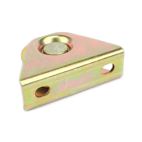 Badass Heavy Duty 3 Inch V Groove Wheel Rigid Caster For Sliding Gate Track Industrial Cart Roller Zinc Plated Steel Build part