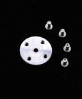 Treedix 10‑pc aluminum servo horn set with 25T discs and screws for MG995/MG996 standard servos