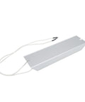 Xiaoyztan braking resistor, 500W 4Ω, aluminum finned housing, side view with two white leads