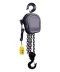 Serious Workhorse 3 Ton Electric Chain Hoist Featuring Manganese Steel Dual Row Chain For Industrial Winch Crane And Garage Ceiling Pulley Lift Setup Built Tough As Nails with yellow control switch