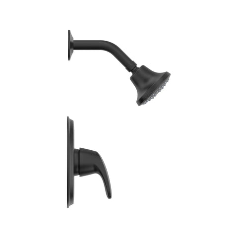 Top Shelf Matte Black Shower Trim Kit Boasting 1 75 Gpm Flow With A Double Ceramic Pressure Balance Cartridge For Easy DIY Remodels And Rock Solid Everyday Comfort