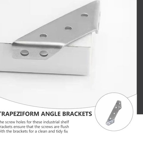 Heavy Duty Stainless Steel Angle Bracket Set Of 20 Corner Braces Tarnish And Rust Resistant Silver Shelf And Furniture Support Brackets