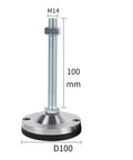 Heavy Duty Adjustable Furniture Leveling Feet 6 Pack Rotating Table Legs Wobble Knocker For Sofas Cabinets Rock Steady Dial Height Stabilizer Shakeout Blocker Quick Fix Jam Squared Setup, metal feet with adjustable height.