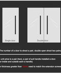 Half Moon Door Handles for Glass Doors in Gold Finish Modern Barn Door Push Pull Handles Double Sided for Single Door Sturdy Aluminum Alloy Ergonomic Grip Grab And Go Style Rust Resistant Long Lasting, single and double door installation guide