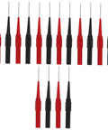 16-Piece Automotive Probe Kit For Multimeter Back Probes, red and black precision detection needles for wiring checks