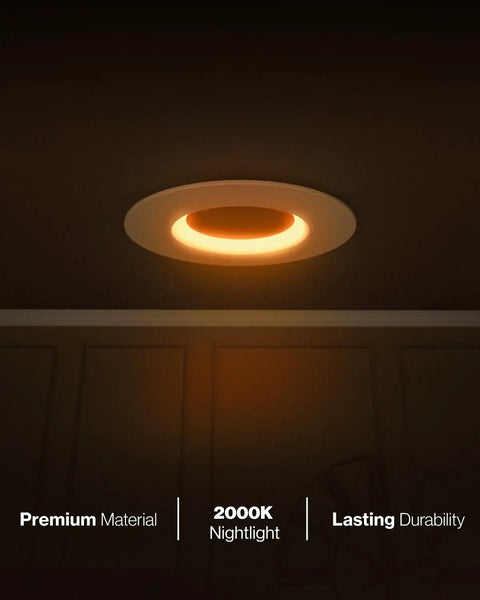 Absolute Upgrade 96 Pack 4 Inch Led Recessed Downlights Slim Baffle Retrofit Can Bulbs Featuring Dimmable 600 Lumens And Switchable Color Temps For Seamless Home Ambiance with warm glow