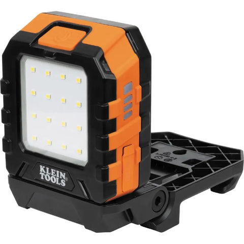 Rechargeable LED Work Light With 1000 Lumens, Magnetic Mount, 360 Degree Rotation, Kickstand, Three Lighting Modes For All Day Runtime, MODbox Rail System Compatible, Hands Free Jobsite Light