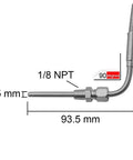 K Type Thermocouple Exhaust Probe With 1 Eighth Inch NPT Connector For Car Temp Monitoring High Temperature Sensor