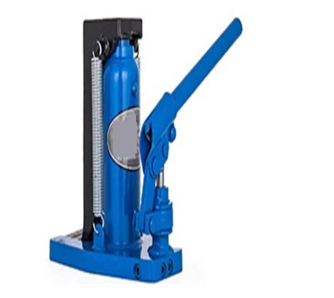 Tough As Nails Premium Heavy Duty Hydraulic Toe Lift Jack With 10 Ton Top Capacity And 5 Ton Toe Pull Power For fast car maintenance, side view.