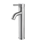 Rectangular Vessel Sink With Faucet And Drain Combo In Brushed Nickel Finish 19 By 14.6 Inch Bathroom Vanity Sink Set faucet detail