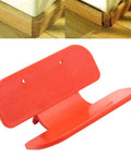 Heavy Duty Bullnose Corner Trim Gauge Dead On Woodworking Marking Jig For Spot On Drywall Crown Base Molding Layouts Tough Abs Plastic Pro Layout Tool, red plastic gauge for precise angle measurements.
