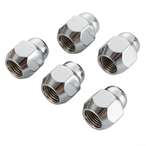 Top Tier 5pc Wheel Lug Nut Kit For Nissan Frontier And Infiniti G20 Direct Replacement With Strong Alloy Build To Fit OEM 40224ZN50A Specs Super Cool Ride Ready Gear, 5 alloy lug nuts