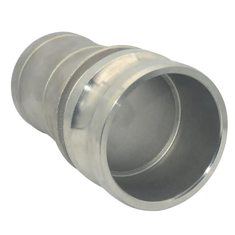 Stainless Steel 316 Hose Barb Fitting Type E Camlock Adapter for Trash Pumps and Vacuum Trucks Built to Last Cam and Groove Hose Fittings 3 Inch Two Pack Heavy Duty, 3-inch 316 stainless steel camlock adapter with hose barb