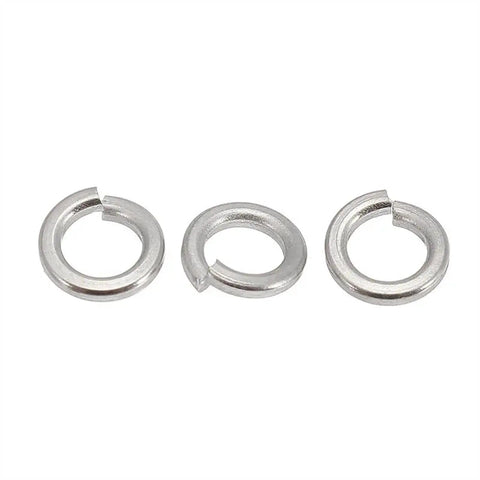 O Ring Assortment Kit 100 Pcs M3 304 Stainless Steel Split Lock Washers And Spring Washers For Fasteners DIY Projects Automotive Hardware Set