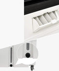 Close-up of adjustable louvers and control knob on Keep Your Space Fresh And Chill With This Heavy Duty Portable Evaporative Air Cooler.
