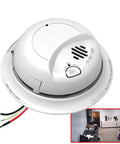 1080P HD Smoke Detector Spy Camera WiFi Live Stream Nanny Cam Ceiling Mount 110V AC Plug P2P Access Wake App Remote Viewing