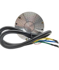 1000W Brushless DC Motor Kit With 36V 3100 RPM Output 27.7A Speed Controller And Throttle Grip For Go Karts E Bikes Electric Scooters And Motorcycles Beefed Up Power, showing shiny metallic motor with attached wiring