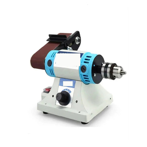 Heavy Duty Desktop Belt Sander and Table Grinder for Wood Metal Jade Polishing with Badass Copper Motor and Smooth Variable Speed close-up view