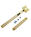 No Sweat Quick Swap Lightweight Alloy Router Circle Cutting Jig And Round Guide Bracket For Cabinet Hardware Jig Fits Edge Trimmer components with measurement markings